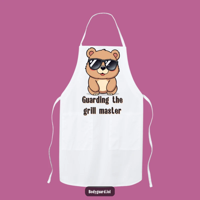 Funny Protective Bear Apron: Cook With Alert, Cool Chef Style