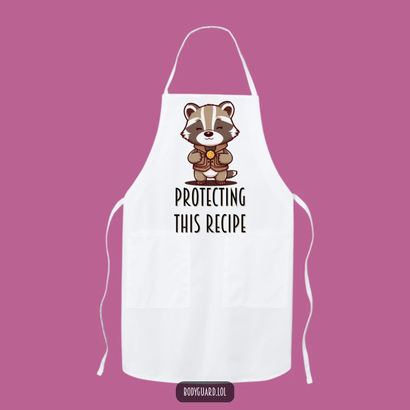 Funny Badger Vest Apron: Hilarious Kitchen Guard for Messy Cooks
